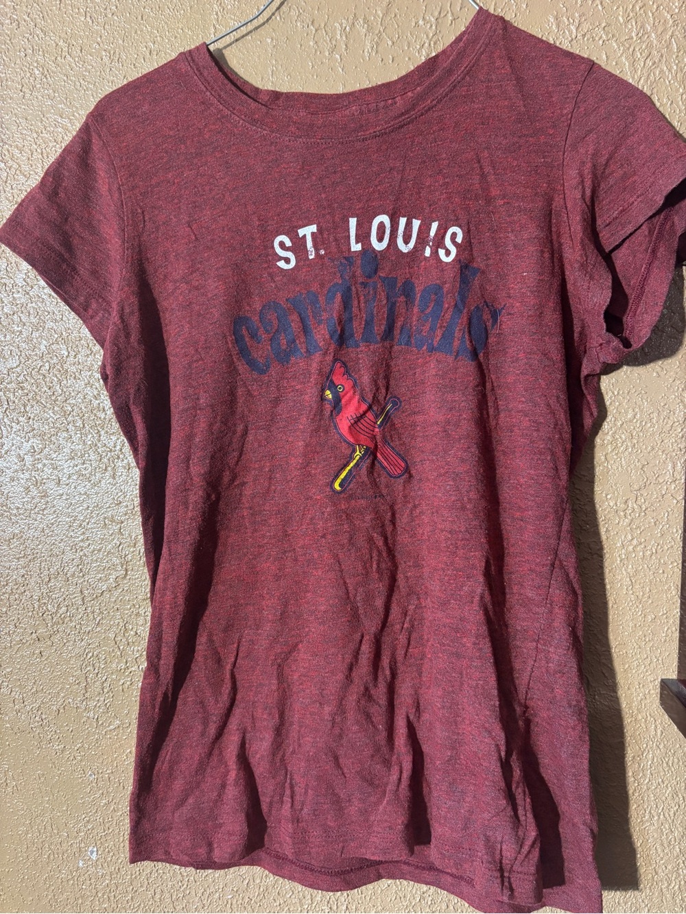 5th & Ocean Kids St. Louis Cardinals Red Heather Tee